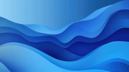 Fototapeta premium abstract blue background with waves, abstract background, blue watercolor background, gradient background