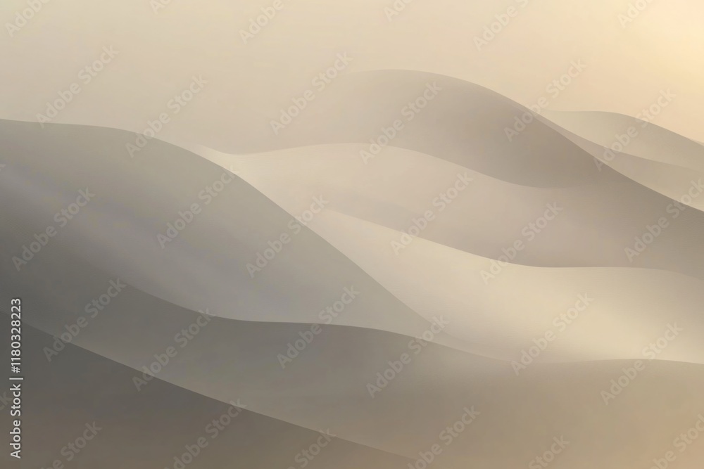 Poster a plane flies over a mountain range with snow-capped peaks and valleys