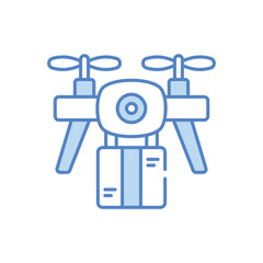 Drone Delivery vector icon