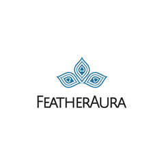 Feather Aura Peacock logo design symbolizes vibrant elegance and innovative clarity, delivered as an editable vector brand identity.