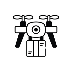 Drone Delivery vector icon