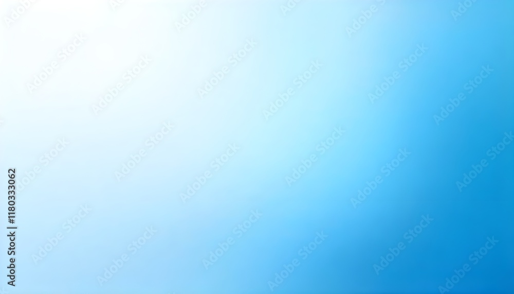 Leinwandbilder a softly blurred gradient background transitions seamlessly from white to blue, evoking a sense of t