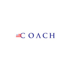 Coach logo design reflects creative innovation and vibrant clarity, presented as an editable vector brand identity.

