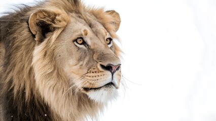 portrait of a lion