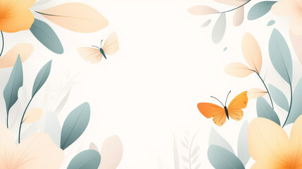 Flower background illustration