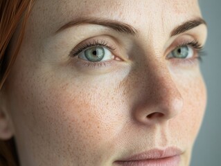 Fototapeta premium Woman with freckles