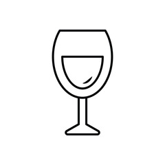 Wine Glass vector icon