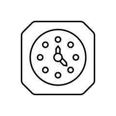 Clock vector icon