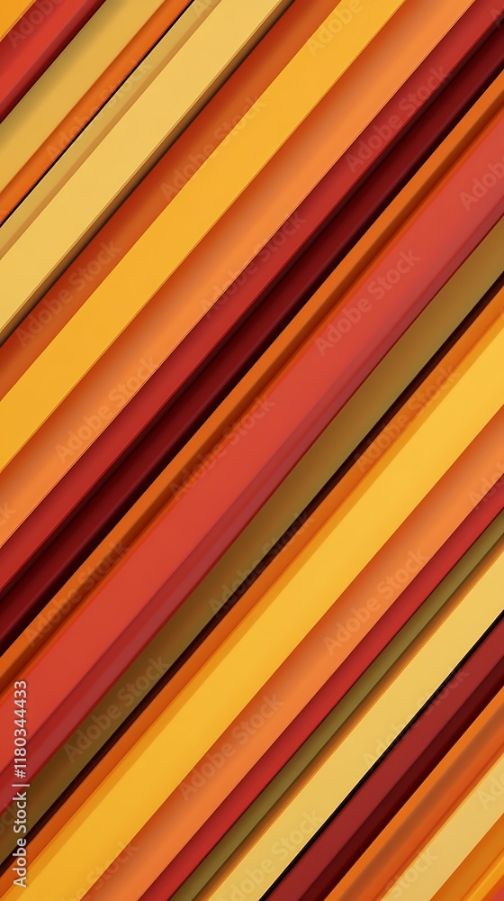 Poster abstract geometric background featuring yellow and red diagonal patterns