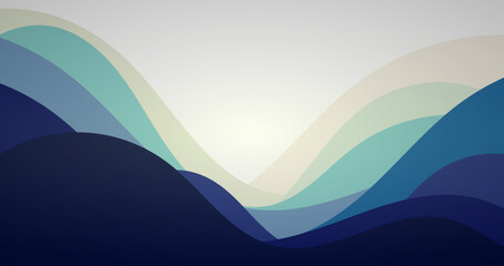 abstract gradient color mountain background