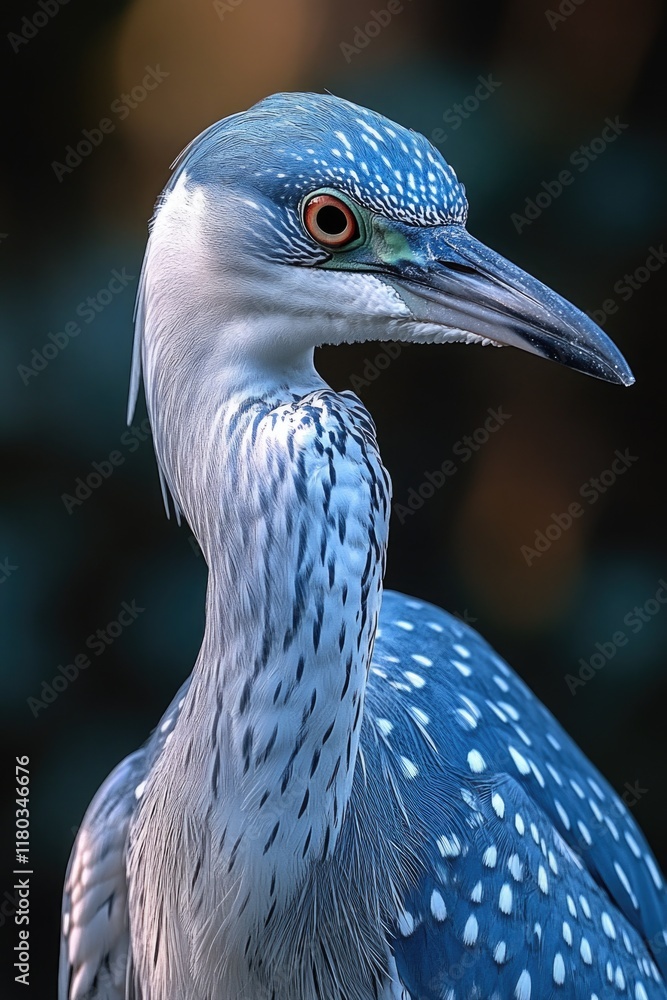 Poster a close-up shot of a bird with an exceptionally long beak, suitable for wildlife or nature-themed us