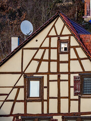 Fassade eines Fachwerkhauses