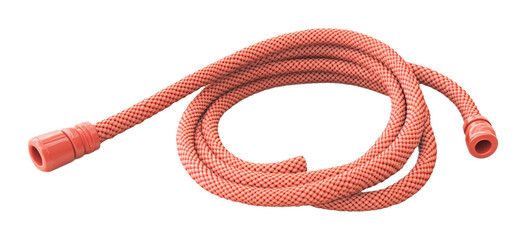 Energetic Jump Rope for Fitness Isolated on White Background