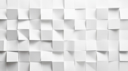 Modern white and light grey square overlapped pattern on background with shadow. white background. Minimal geometric white light background abstract design. Elegant white and grey Background.