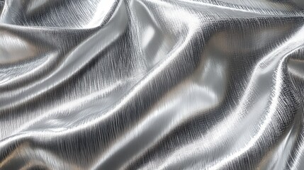 Silver metalic grainy texture, silver wave cloth wave background for your designSilver metalic grainy texture, silver wave cloth wave background for your design