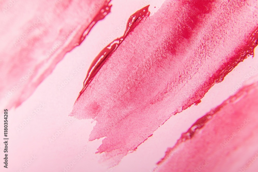 Poster a close-up shot of a piece of paper with red paint splattered on it, great for art or design project