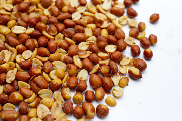Red skin peanuts roasted salted, peanut snacks