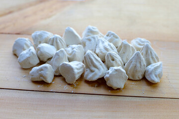 White clay filler, Soft-prepared chalk.  Thai tradition, Songkran festival