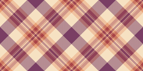 Stroke fabric texture textile, pastel seamless background tartan. Collection vector pattern check plaid in light and pink colors.