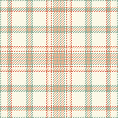 Large fabric textile vector, cozy seamless tartan background. Discount plaid check texture pattern in old lace and pastel colors.