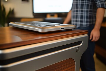 Versatile Ergonomic Desk with Adjustable Height: Perfect for Any Workspace - suitable for blog post visual material