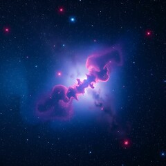 galaxy space vibrant background