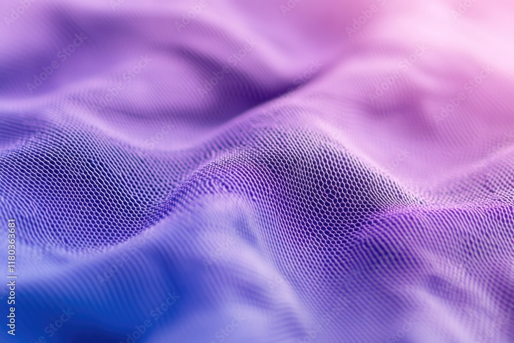 Poster A close-up view of a vibrant purple fabric with intricate texture and pattern