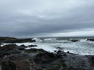 Fototapeta premium storm over the sea