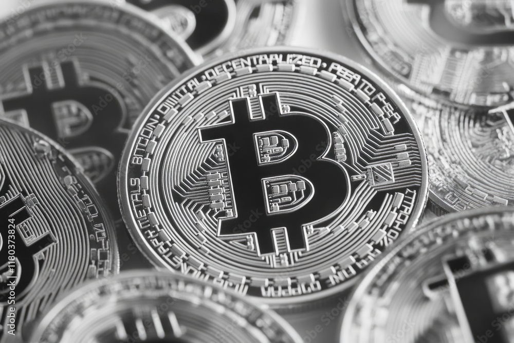 Poster a stack of digital currencies, also known as cryptocurrencies, for secure and anonymous transactions