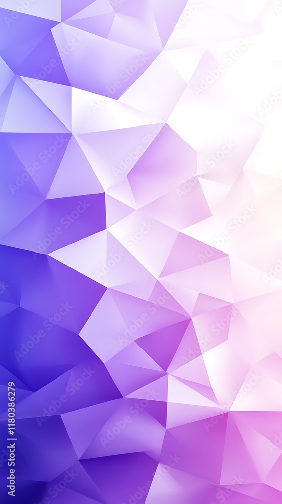 Poster abstract geometric background with purple and white triangular shapes for modern design and banner u
