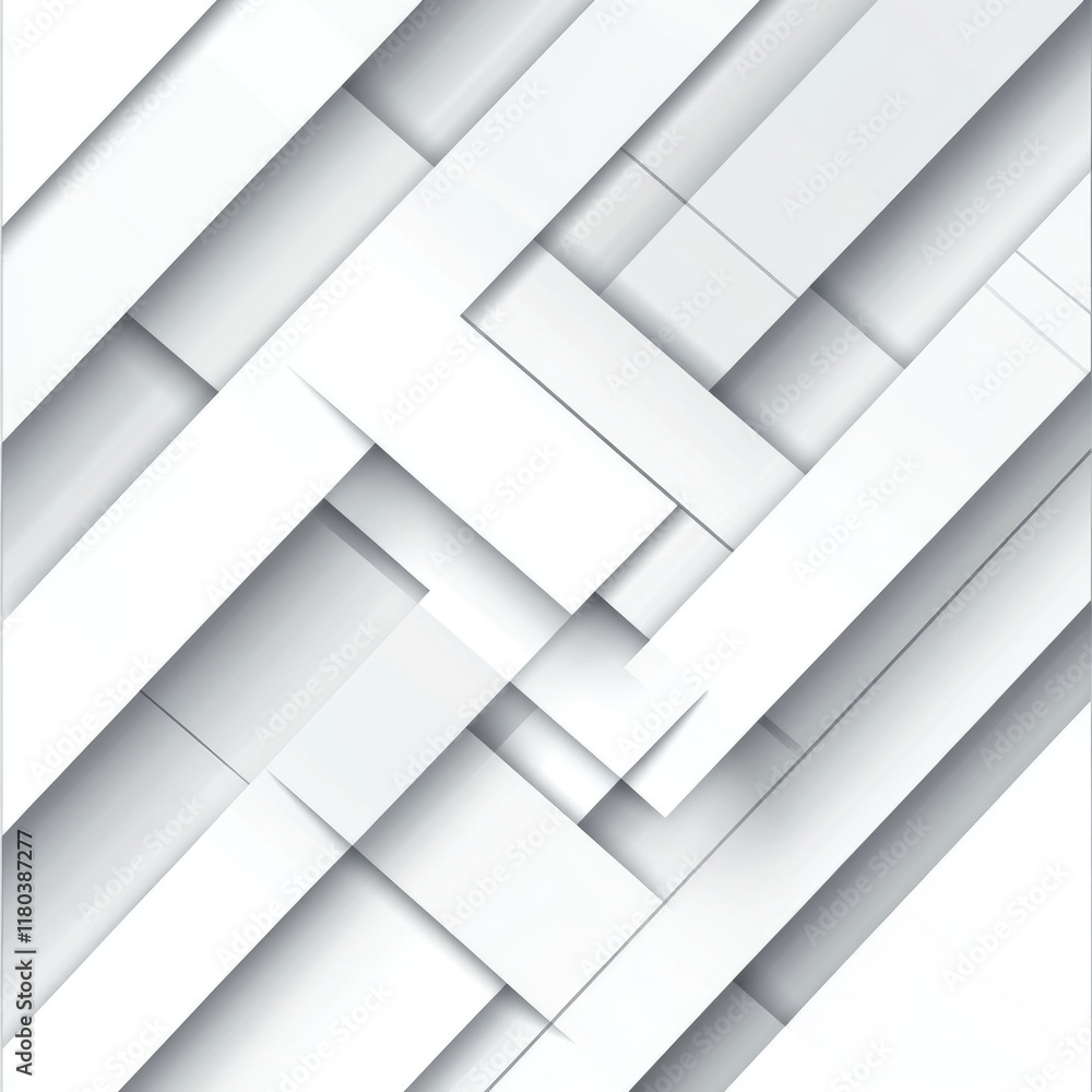 Poster a close-up shot of white squares on a wall, suitable for use in interior design or minimalist art co