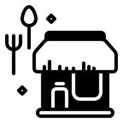 Laboratory icon, glyph icon style