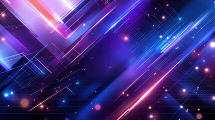 Fototapeta premium Futuristic Abstract Congratulations Greeting Background with Metallic Hues and Laser Lines