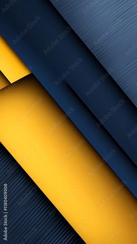 Poster yellow and black lines on a bold abstract background with dynamic patterns for creative banner desig