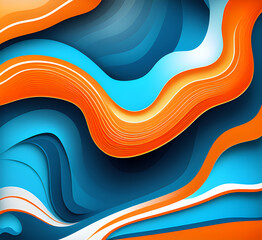 Blue tech lines universal background simple science and technology business line technology background.background vortex and use it as your wallpaper, posters and banners.Generative AI