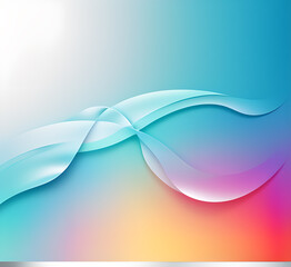 Naklejka premium Blue tech lines universal background simple science and technology business line technology background.background vortex and use it as your wallpaper, posters and banners.Generative AI 