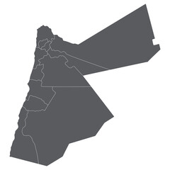 Jordan map regions in grey color.
