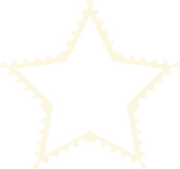 Star Frame Postage Stamp Style