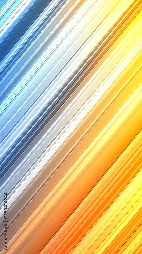 Poster elegant blue and golden diagonal lines on an abstract backdrop for stylish and modern digital backgr