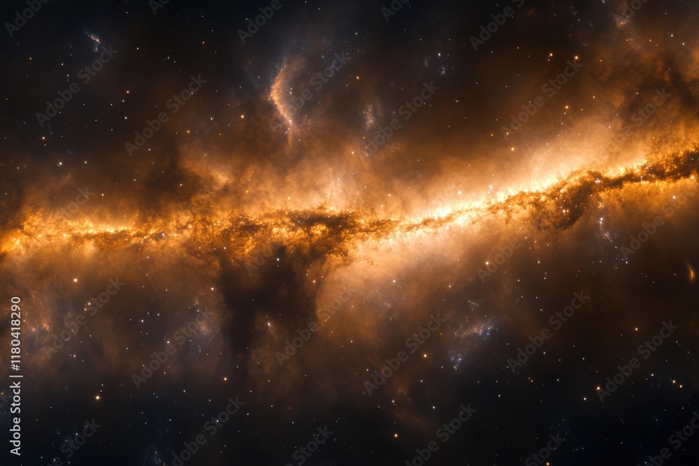 Canvas Prints cosmic dust and gas illuminate the vast expanse of space in a mesmerizing display of celestial beaut