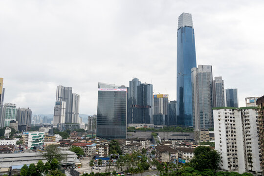 The Exchange TRX  and skyscraper of Kuala Lumpur