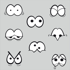 pack of fun design eyes