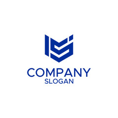 Fototapeta premium company logo with modern concept