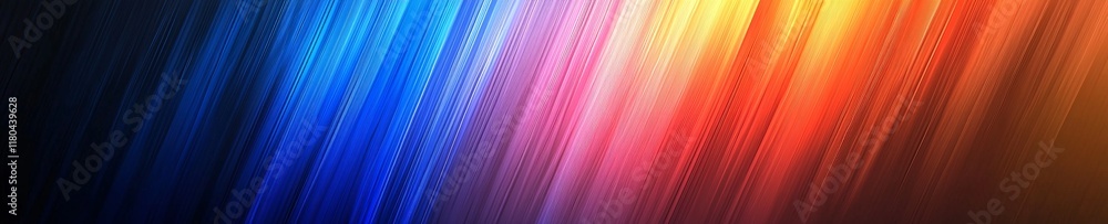 Poster vibrant diagonal rainbow stripes abstract background texture design