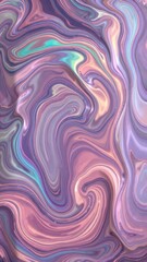 Fototapeta premium Fluid, ethereal wave forms in vibrant, swirling hues, flow,abstract