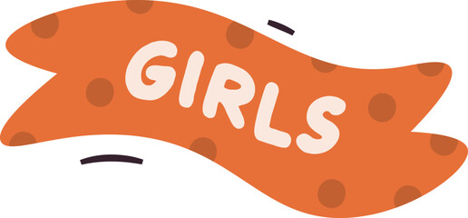 Girls Title Ribbon