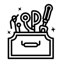 handicrafts Line Icon