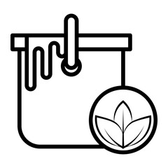 Fototapeta premium eco Line Icon