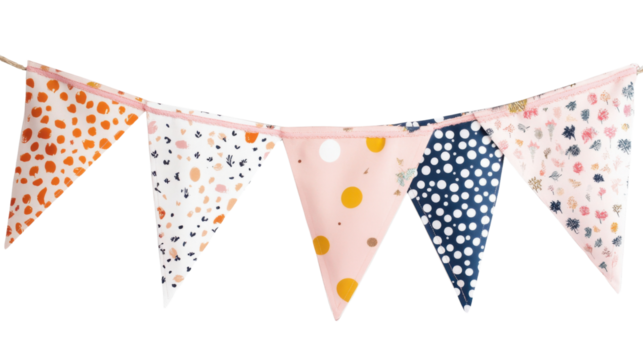 Party flags transparent background