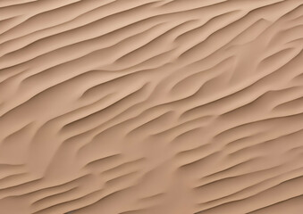 Natural sand dune texture with smooth, flowing ripples in a beige color, creating an organic and minimalist pattern